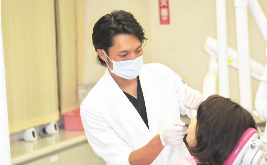 痛み、恐怖心なく治療できる